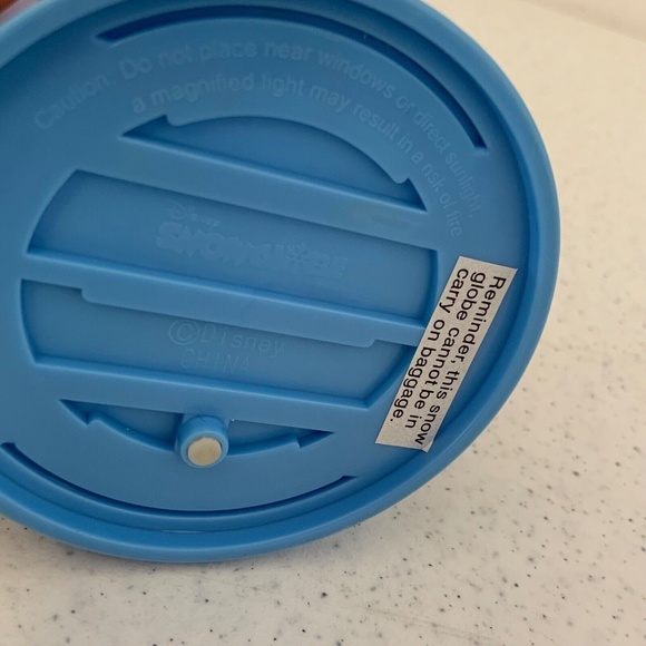 Walt Disney World Small Tinkerbell & Castle Mickey Head Plastic Snow Globe - Picture 8 of 12